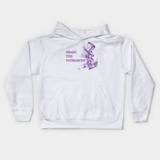 Smash THE patriarchy Kids Hoodie